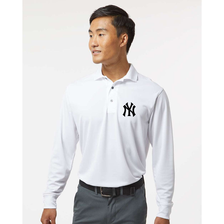 Men's NY Yankees - Paragon - Prescott Long Sleeve Polo - 110