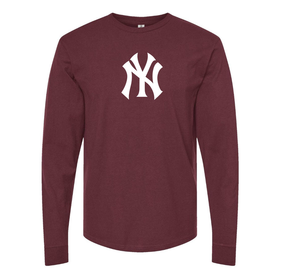 Men's NY Yankees Long Sleeve T-Shirt