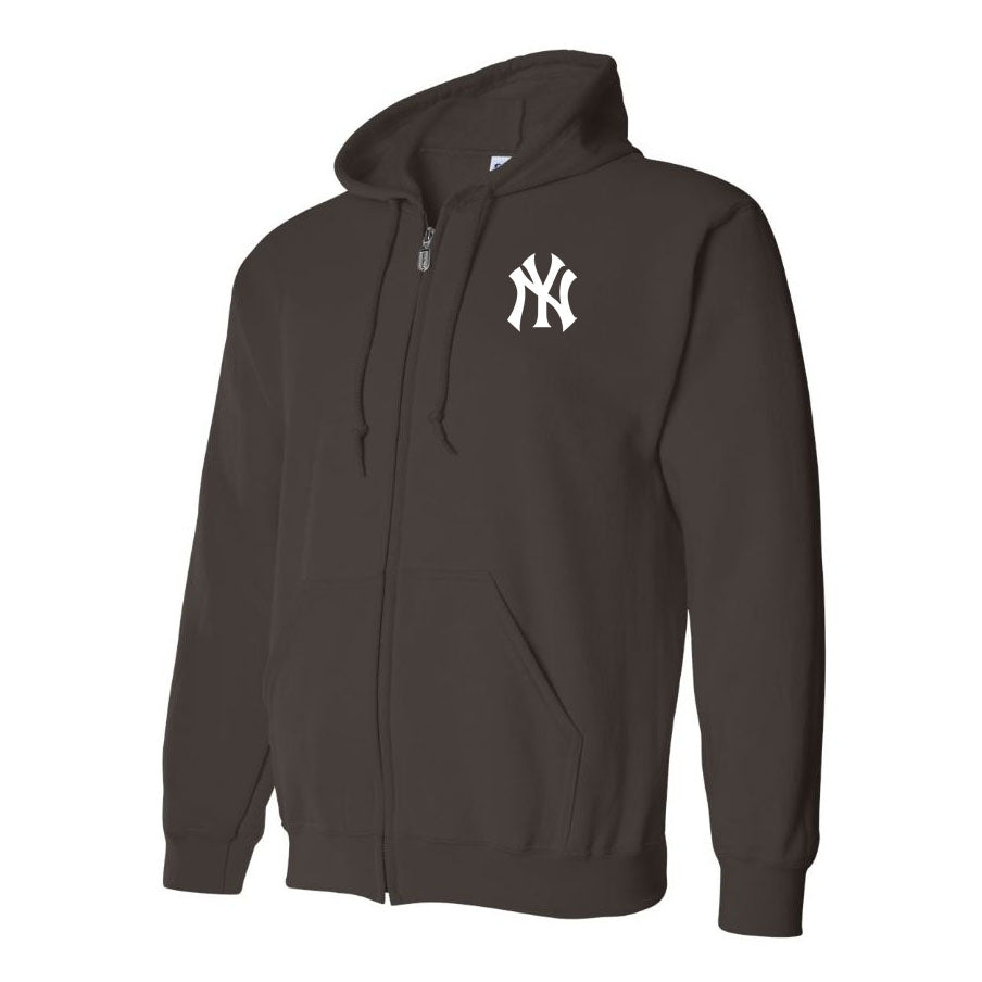 Men's NY Yankees Zipper Hoodie