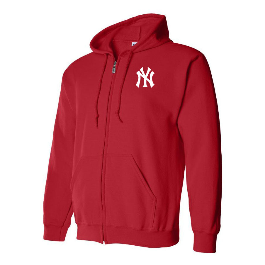 Men's NY Yankees Zipper Hoodie