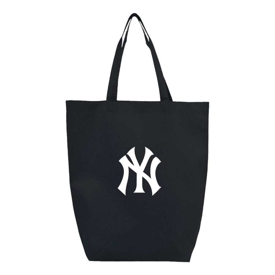NY Yankees Q-Tees - Non-Woven Gusset Bottom Tote - Q1251