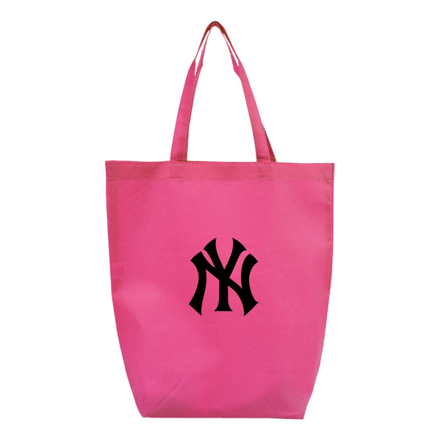 NY Yankees Q-Tees - Non-Woven Gusset Bottom Tote - Q1251