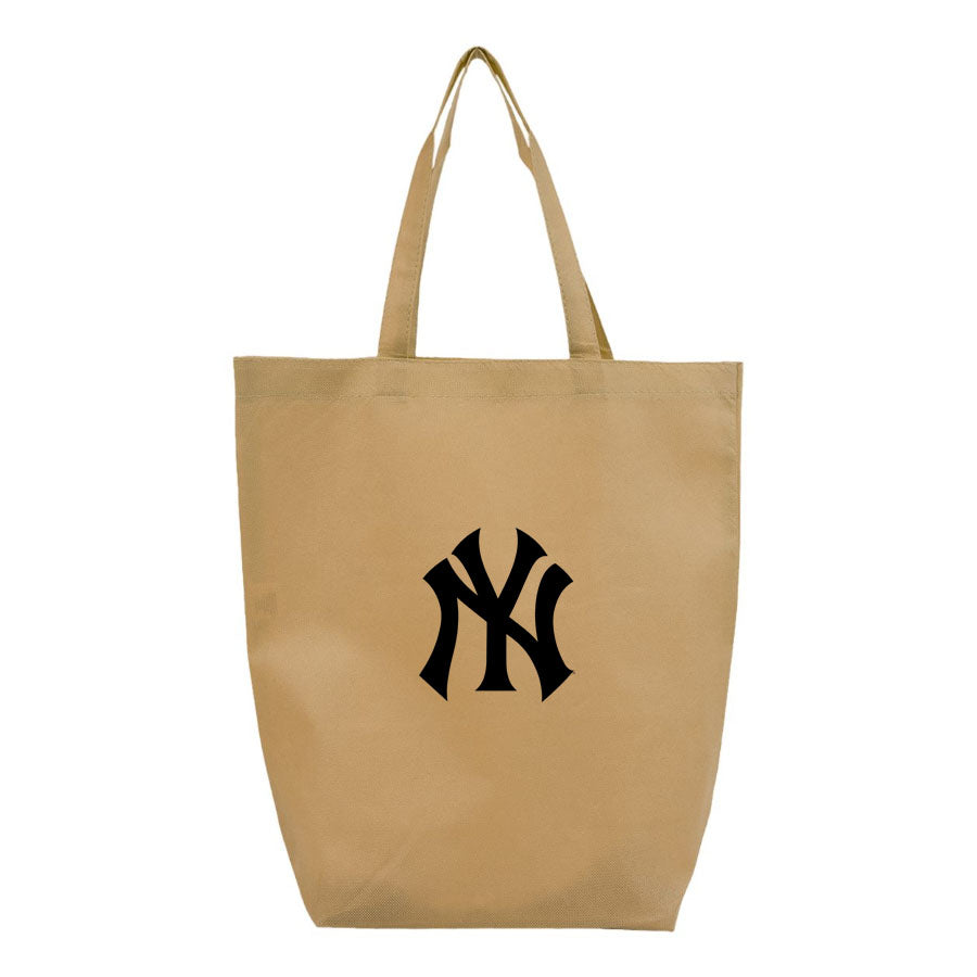 NY Yankees Q-Tees - Non-Woven Gusset Bottom Tote - Q1251