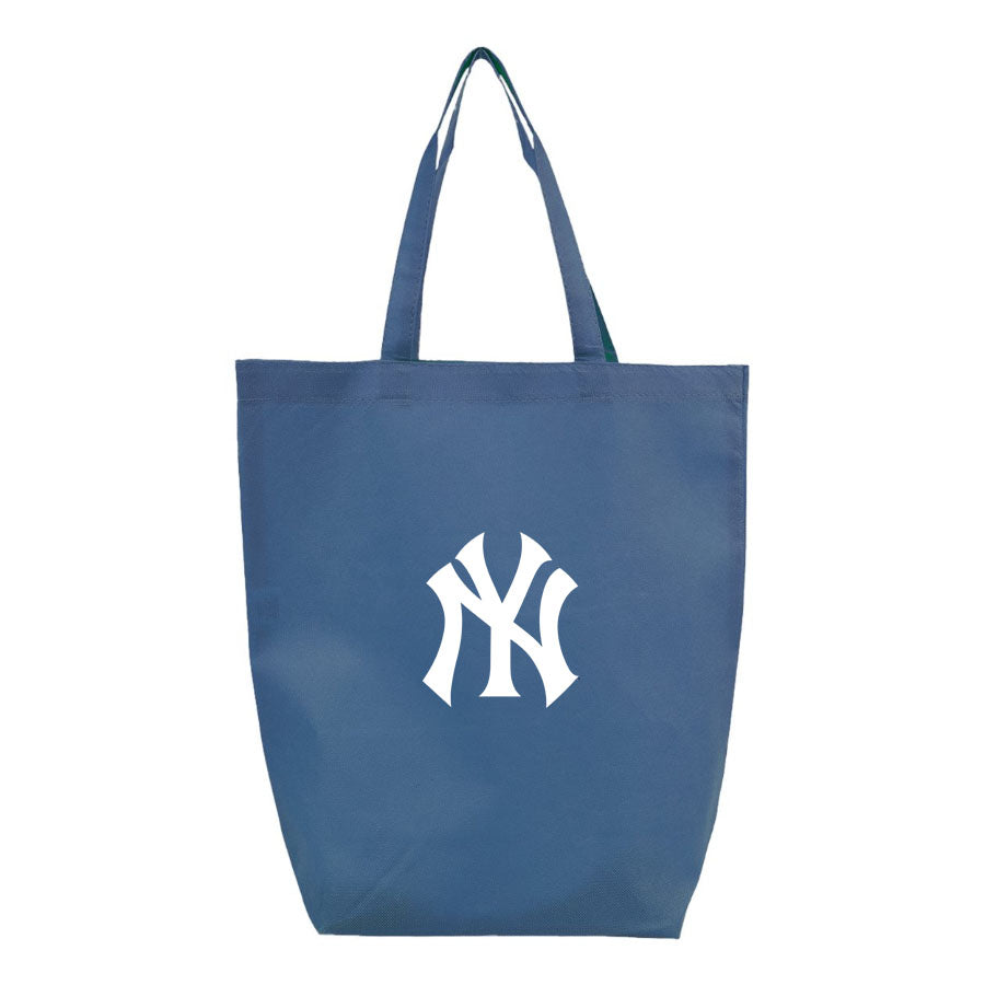 NY Yankees Q-Tees - Non-Woven Gusset Bottom Tote - Q1251