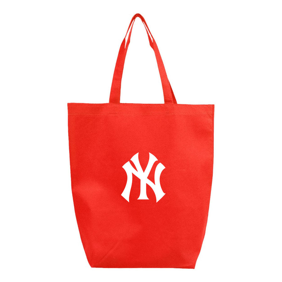 NY Yankees Q-Tees - Non-Woven Gusset Bottom Tote - Q1251