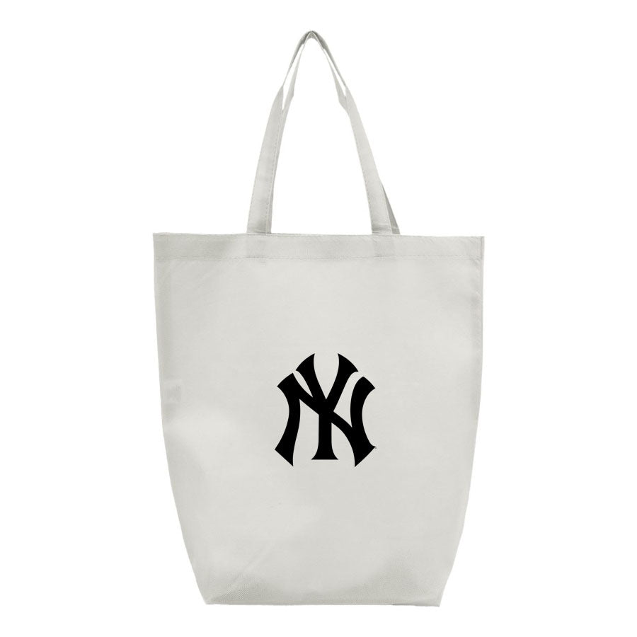 NY Yankees Q-Tees - Non-Woven Gusset Bottom Tote - Q1251