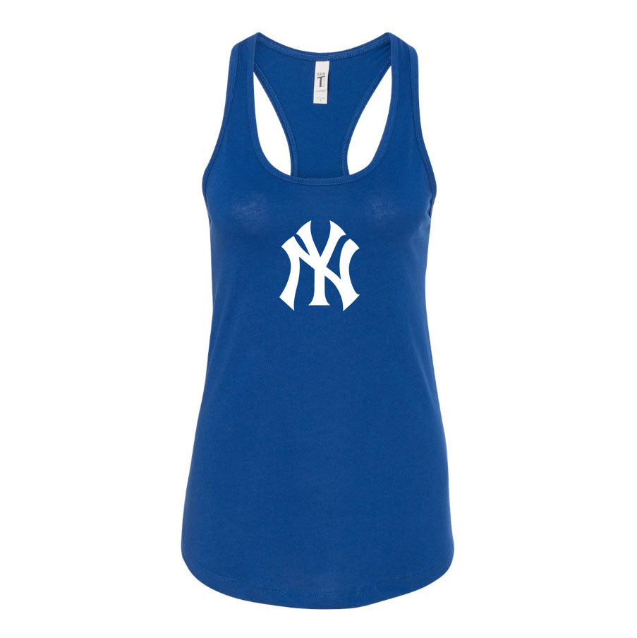 Women's NY Yankees Racerback Tank Top