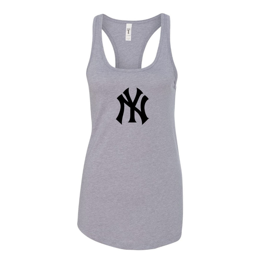Women's NY Yankees Racerback Tank Top