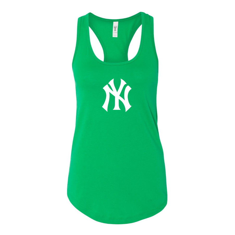 Women's NY Yankees Racerback Tank Top