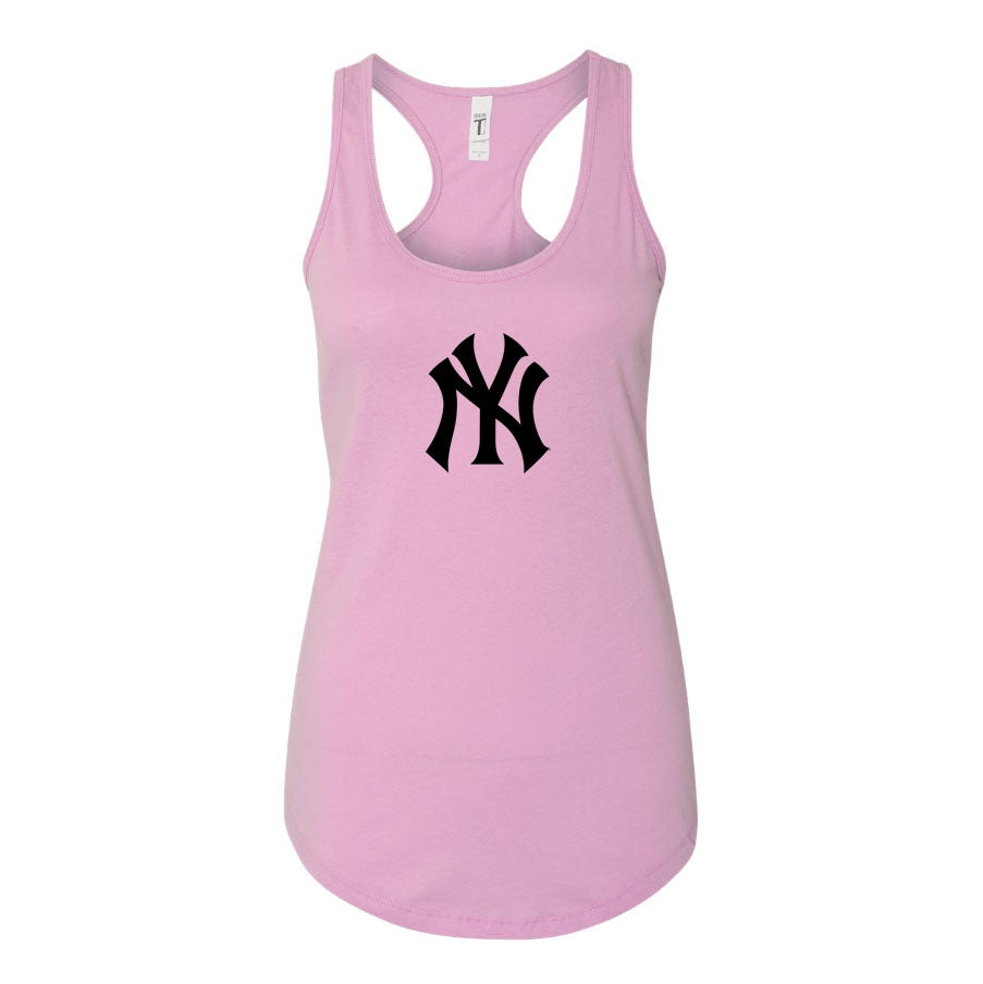 Women's NY Yankees Racerback Tank Top