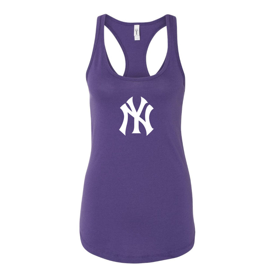 Women's NY Yankees Racerback Tank Top