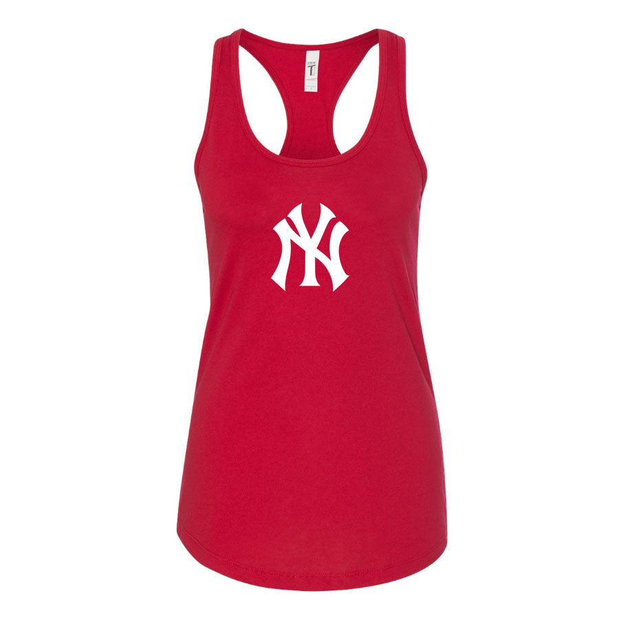 Women's NY Yankees Racerback Tank Top