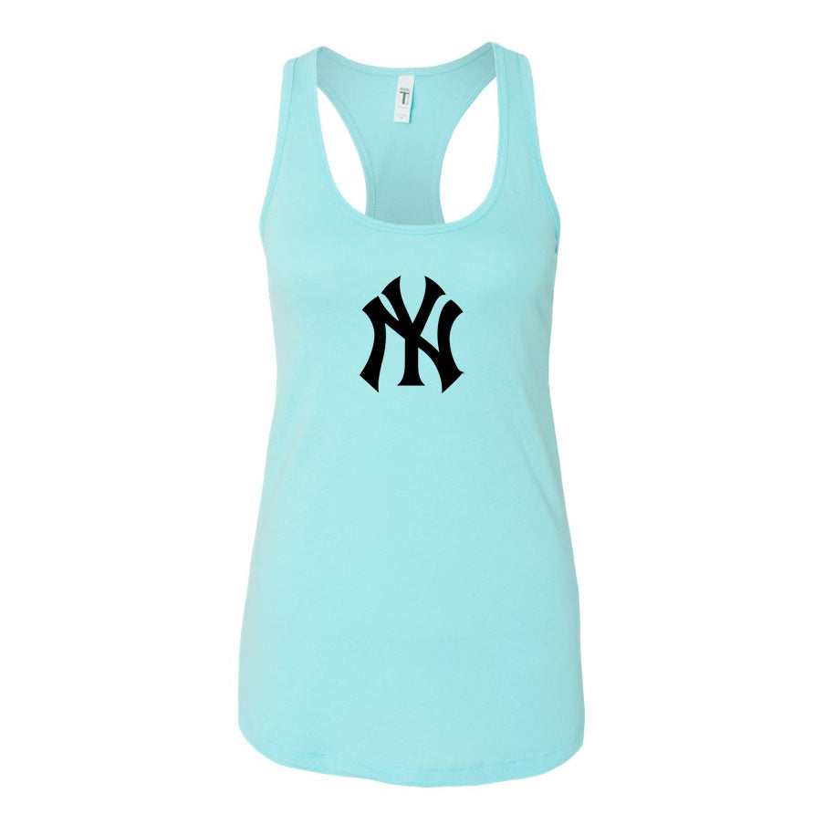 Women's NY Yankees Racerback Tank Top