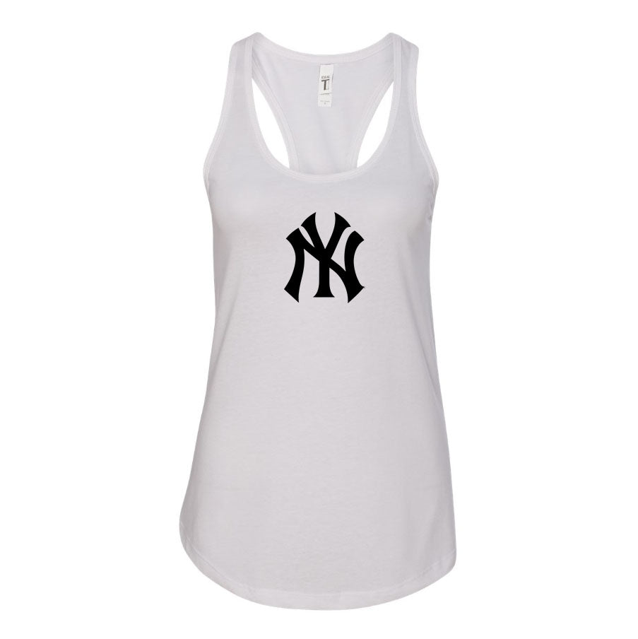 Women's NY Yankees Racerback Tank Top