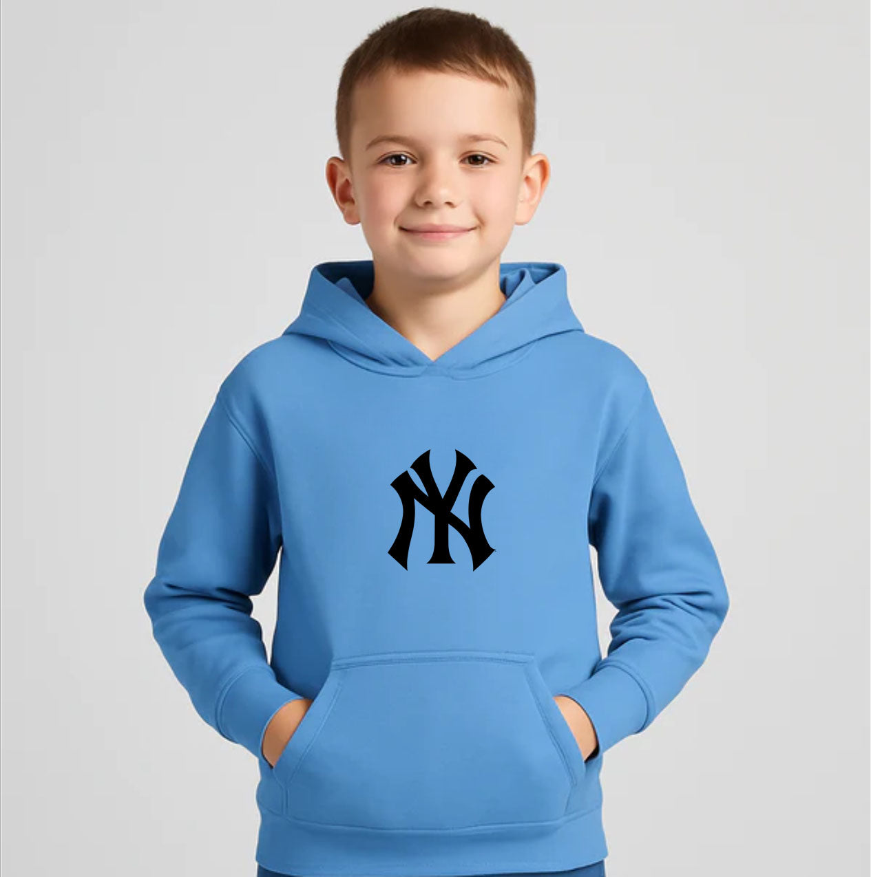 Youth Kids NY Yankees Pullover Hoodie