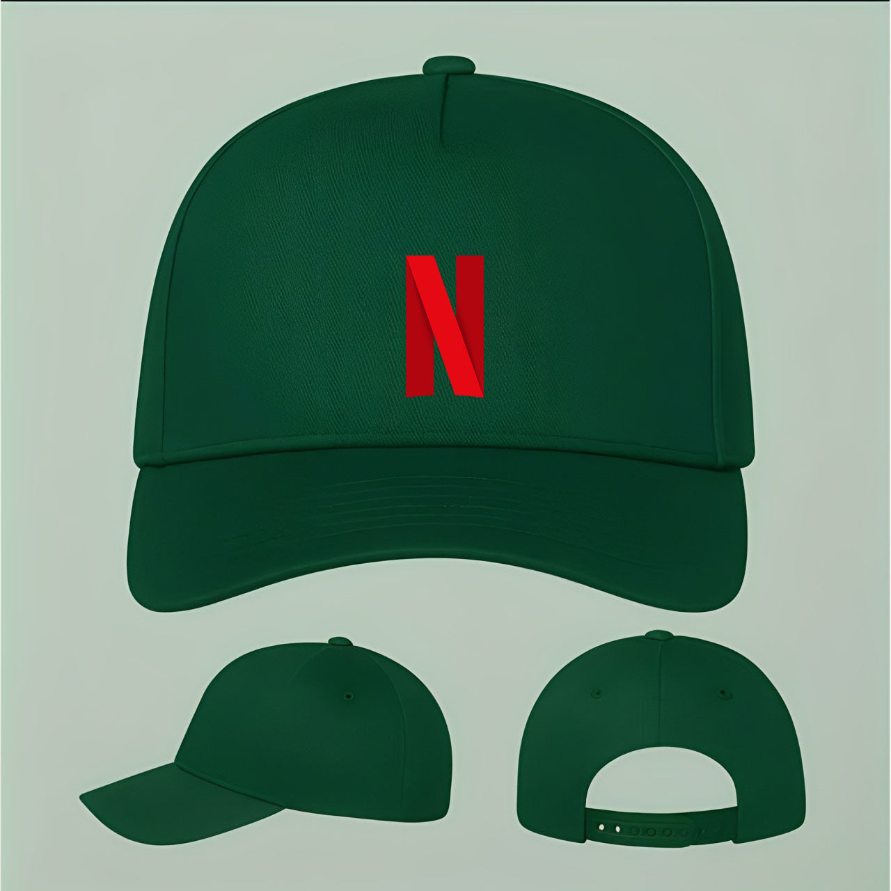 Netflix Five Panel Twill Snapback Cap