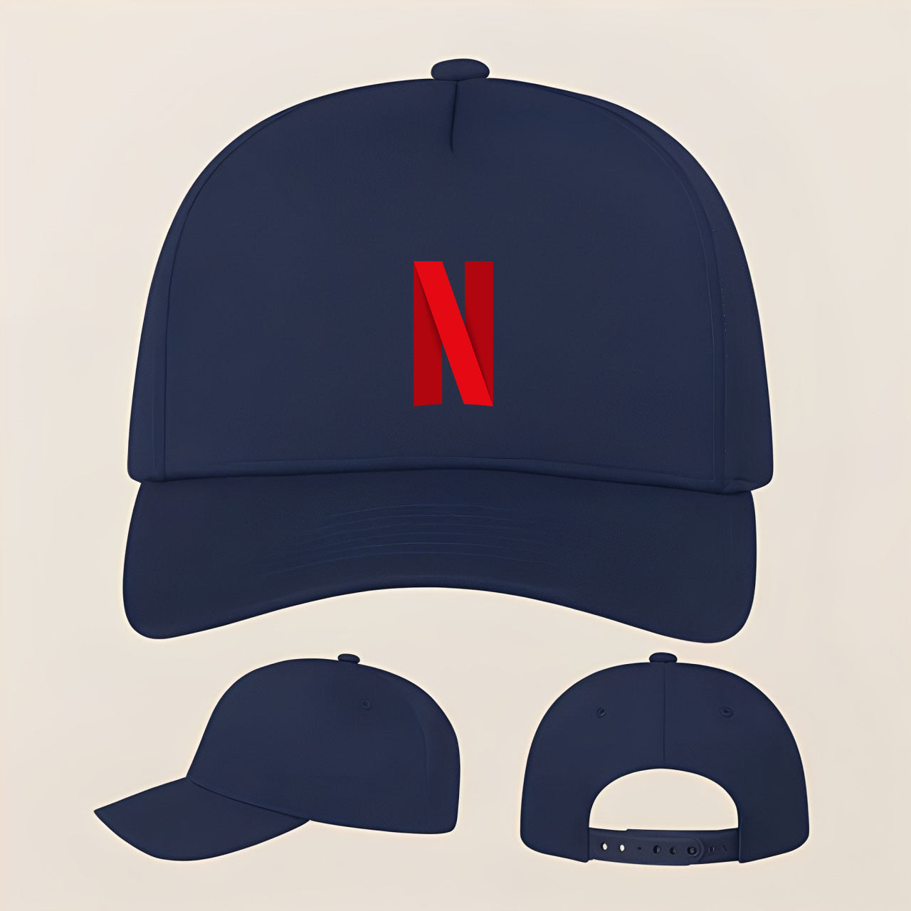 Netflix Five Panel Twill Snapback Cap