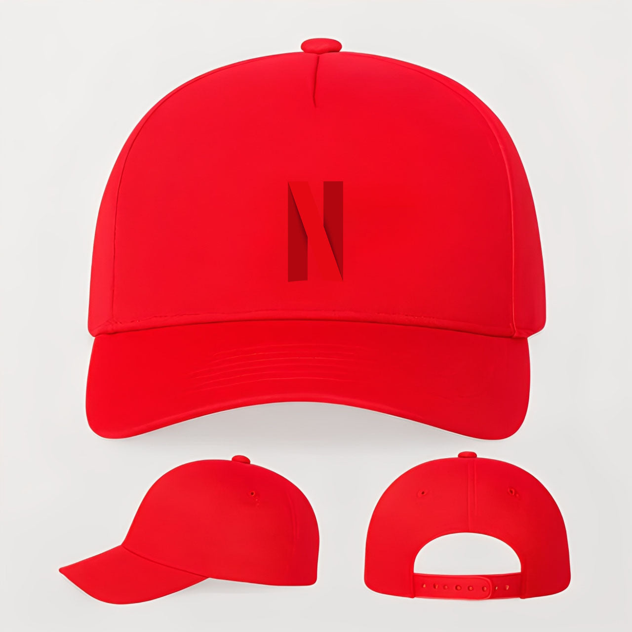 Netflix Five Panel Twill Snapback Cap