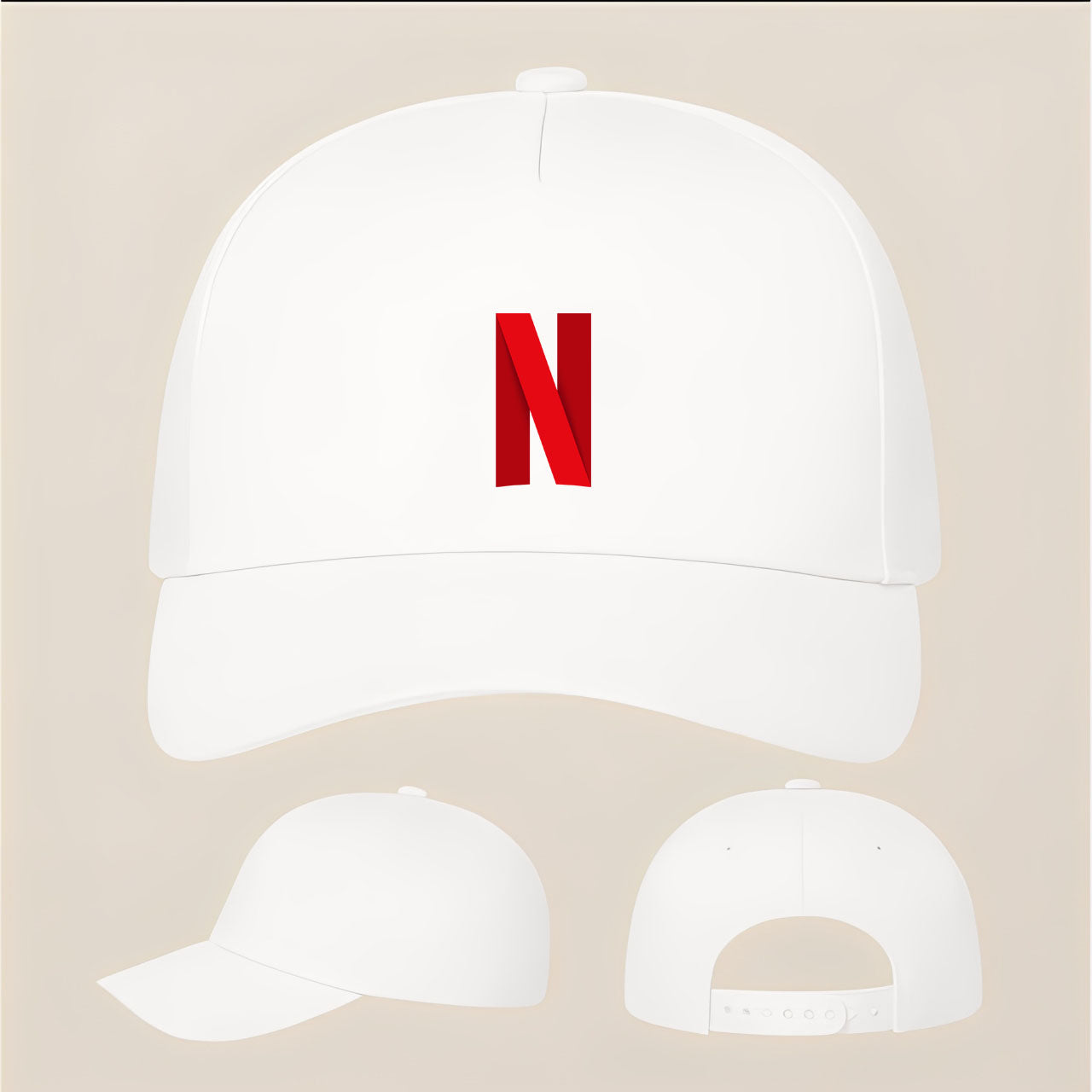 Netflix Five Panel Twill Snapback Cap