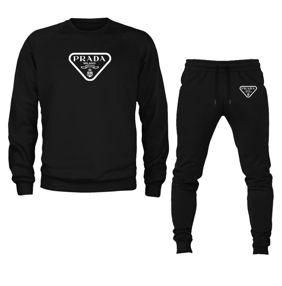 Men's Prada Crewneck Sweatshirt Joggers Suit