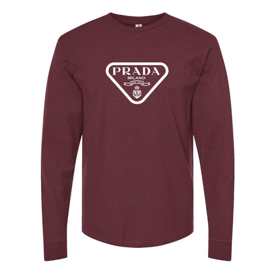 Men's Prada Long Sleeve T-Shirt