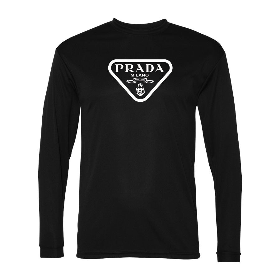 Men's Prada Performance Long Sleeve T-Shirt
