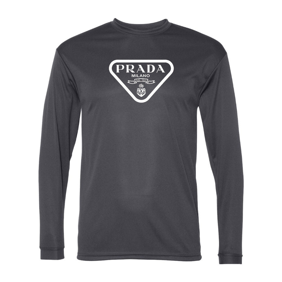 Men's Prada Performance Long Sleeve T-Shirt