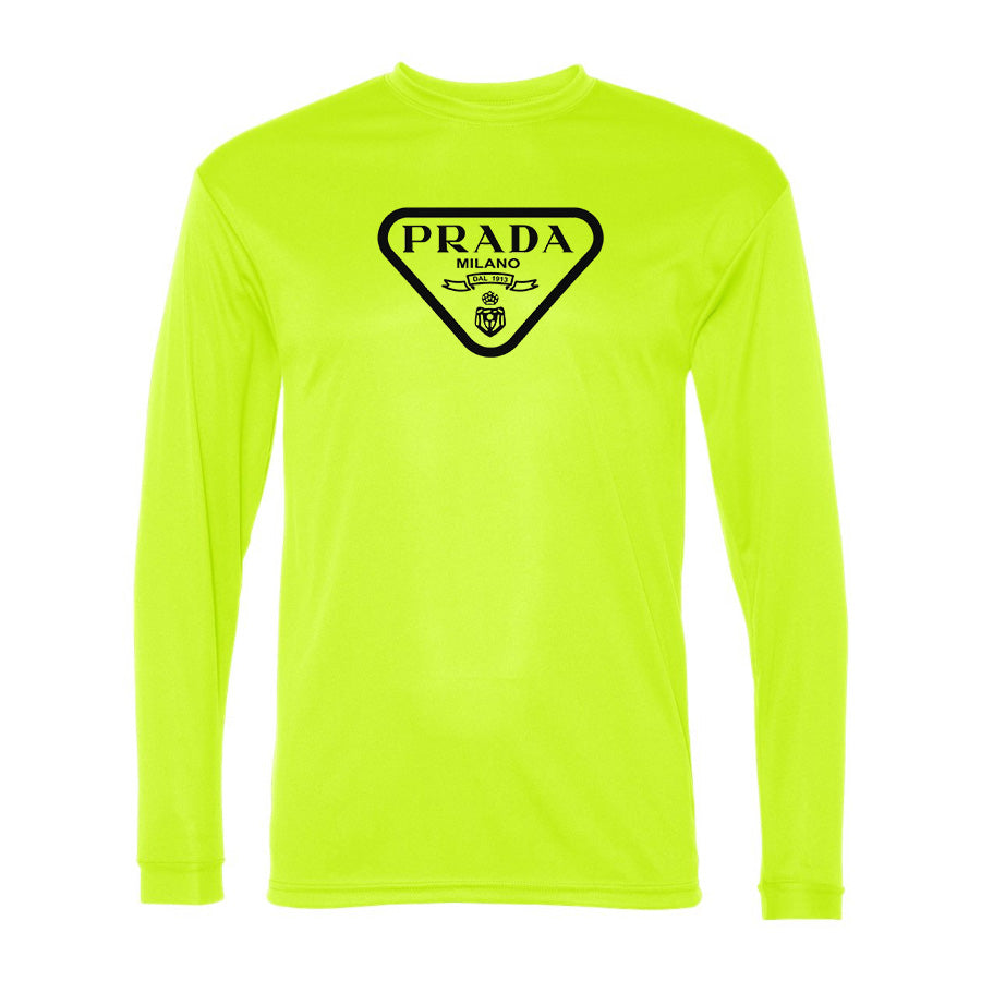 Men's Prada Performance Long Sleeve T-Shirt