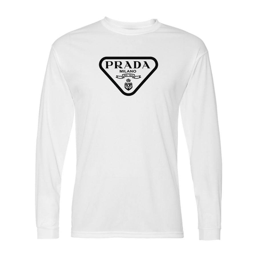 Men's Prada Performance Long Sleeve T-Shirt