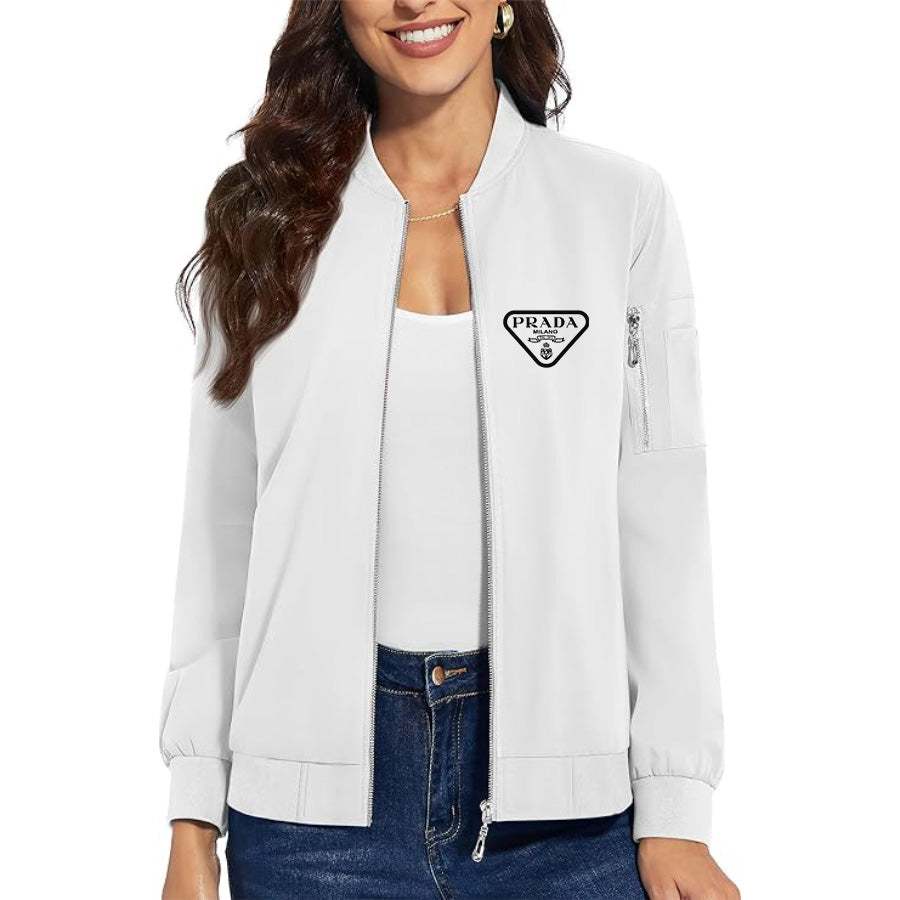 Women's Prada Premium Bomber Jacket Outerwear