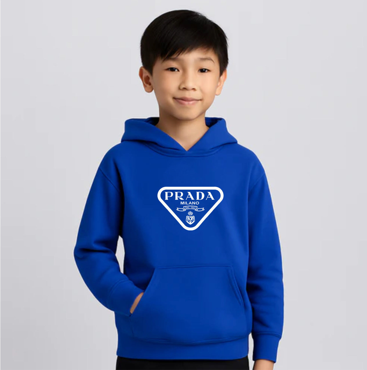 Youth Kids Prada Pullover Hoodie