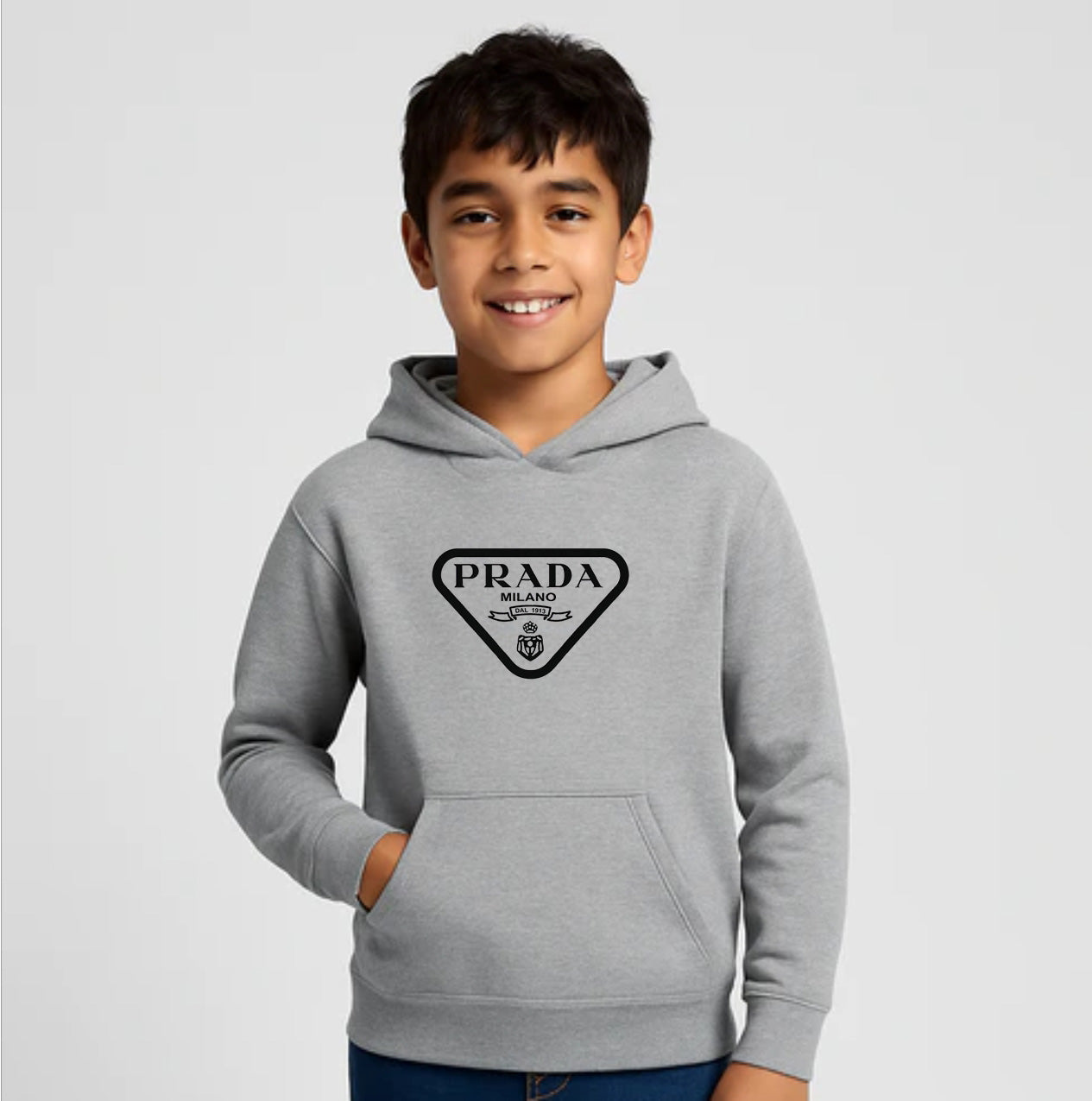 Youth Kids Prada Pullover Hoodie
