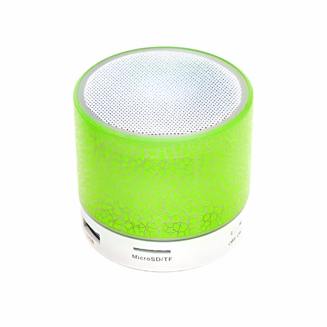Portable Bluetooth Mini Speaker with Colorful LED Lights | Wireless, TF Card & USB Support | Deep Bass Subwoofer for PC & Phone