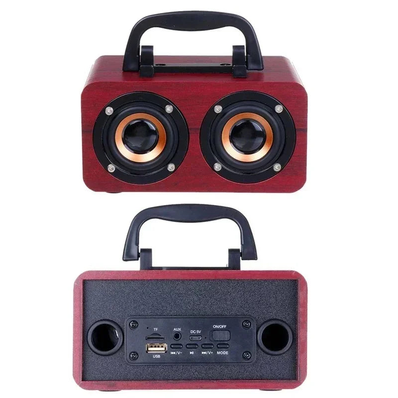 Versatile Bluetooth Speaker with FM Radio, TF Card, AUX & Hi-Fi Stereo Sound – Perfect for Travel & Home