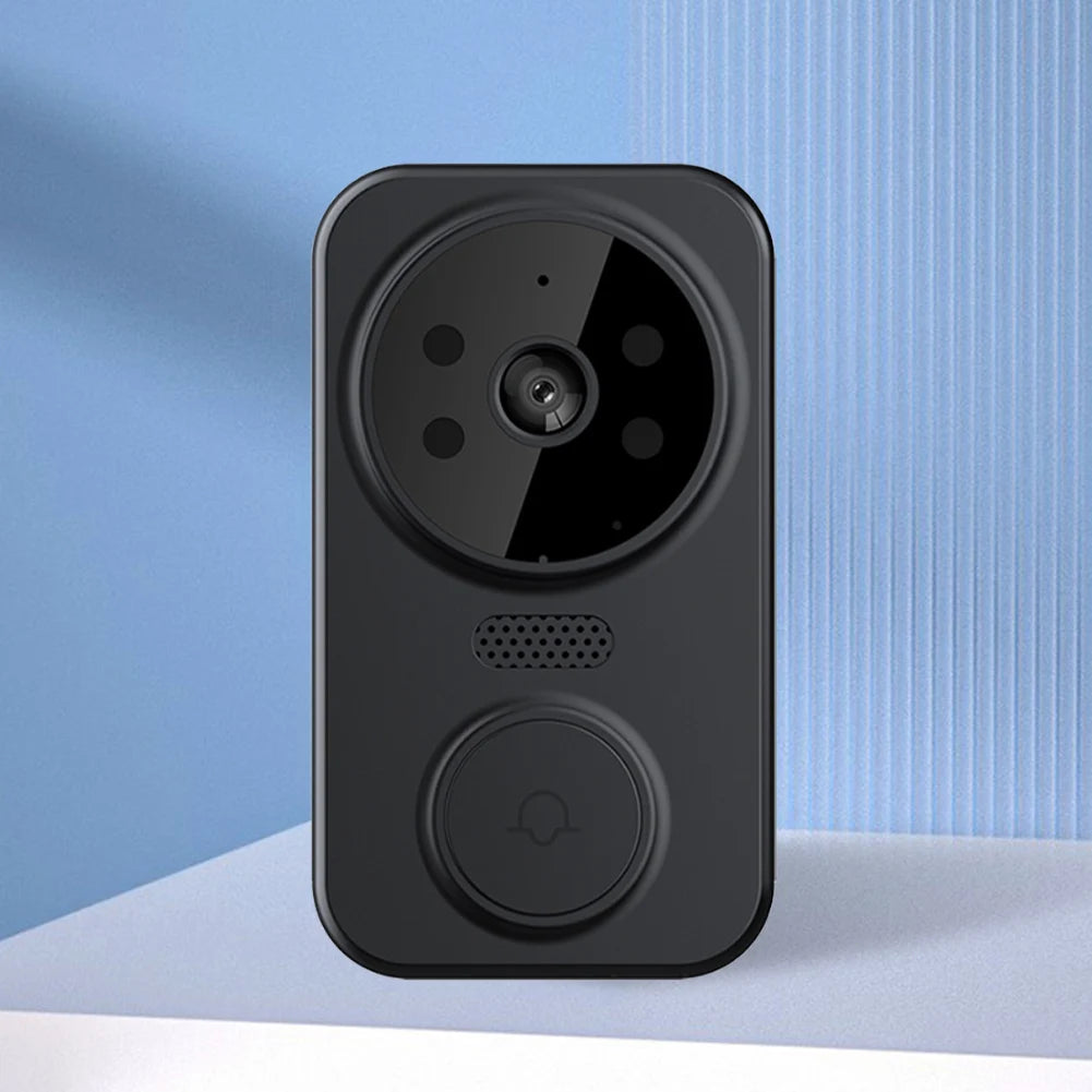 Smart WiFi Video Doorbell with Night Vision, Wireless Intercom, and Motion Detection – Indoor/Outdoor Security Camera