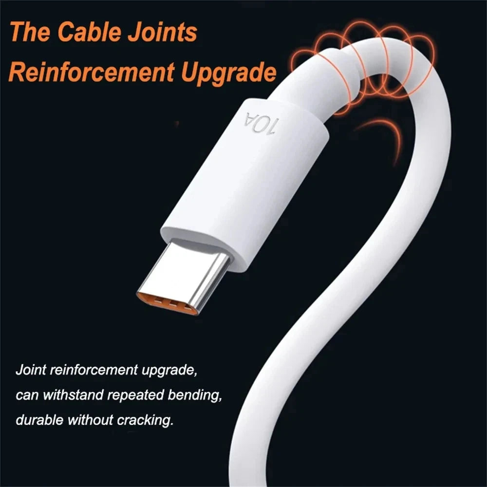 3-Pack 120W USB-C Fast Charging Cables – 10A High-Speed Data Transfer