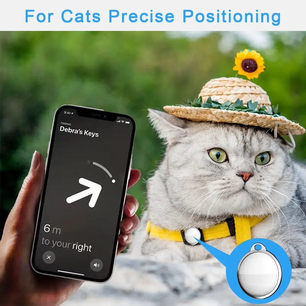 Compact Smart GPS Tracker for Apple Find My – MFi Certified Anti-Lost Tag for Keys, Pets, Kids, and Cars