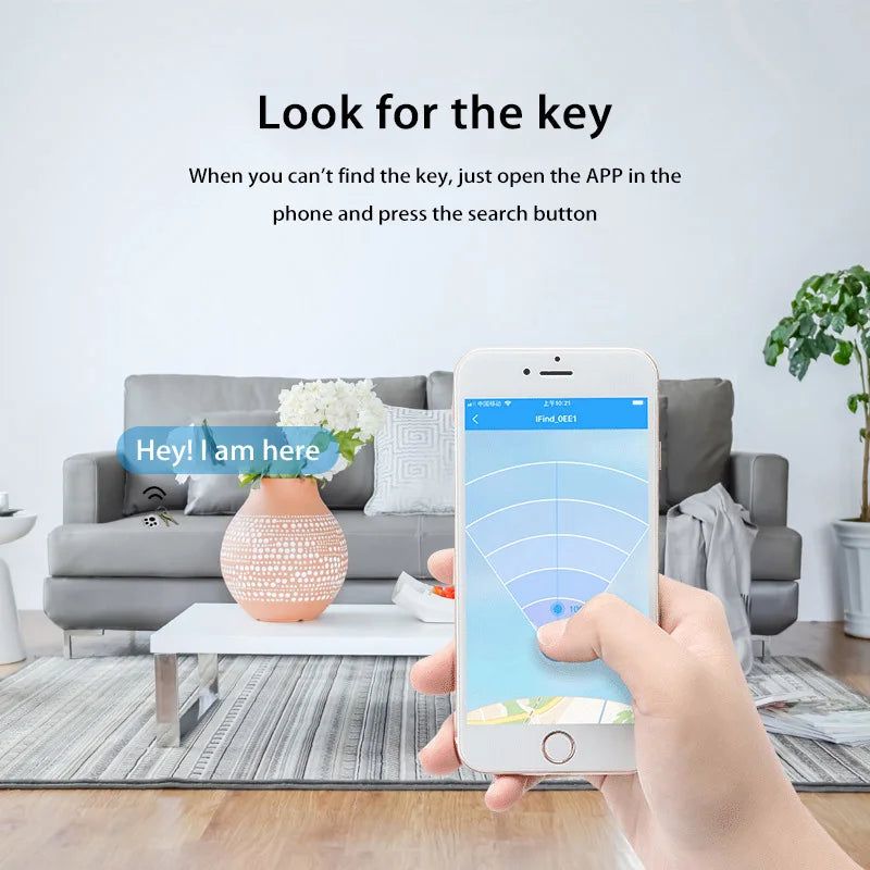 Smart Mini GPS Tracker – Key, Kids, Bag, Pet Locator & Bluetooth Anti-Lost Device for iOS/Android