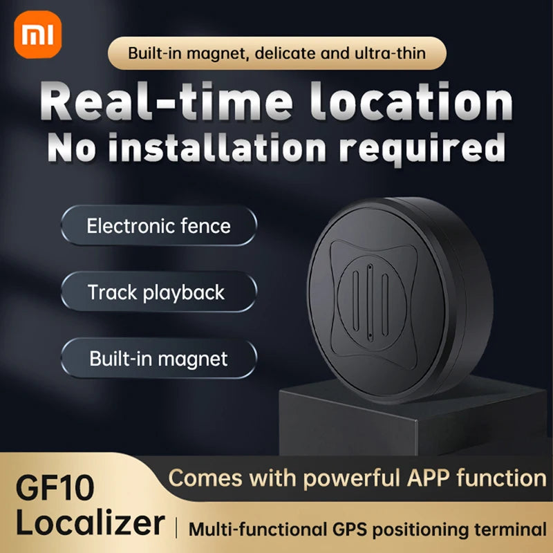 Magnetic GPS Tracker - Anti-Lost Smart Finder for Cars, Pets, and Bags with Real-Time Alerts and Safety Features for Android & iOS