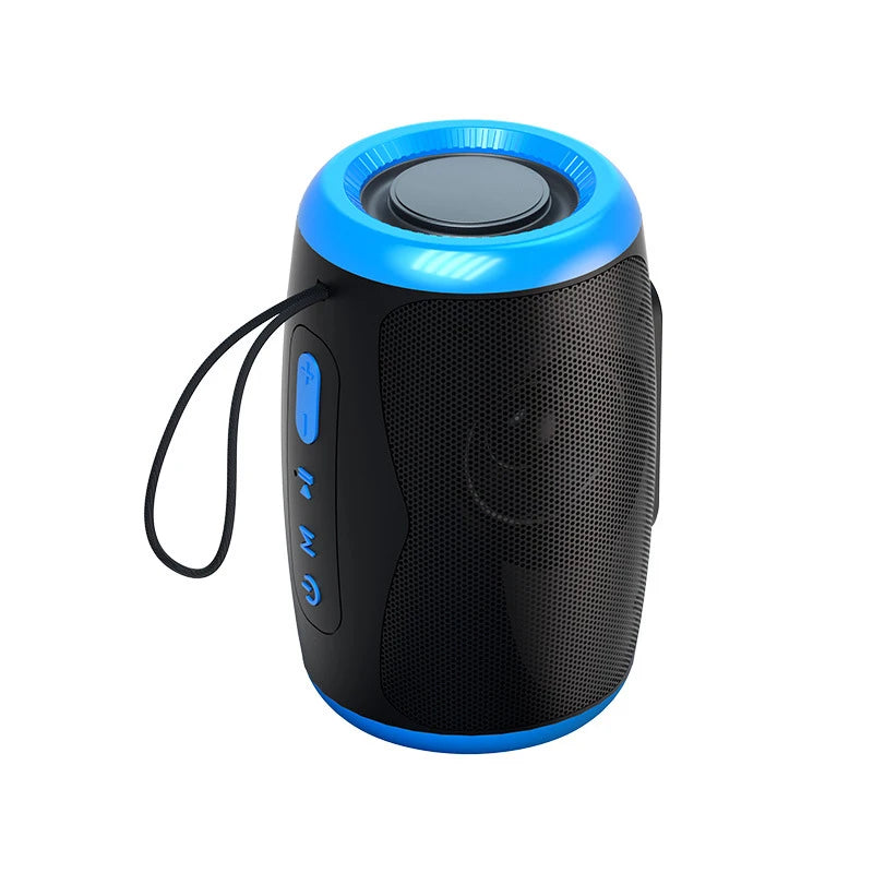 Waterproof Bluetooth Speaker – Portable Wireless HiFi Sound with FM Radio, USB/SD/AUX Modes, and TWS Interconnect