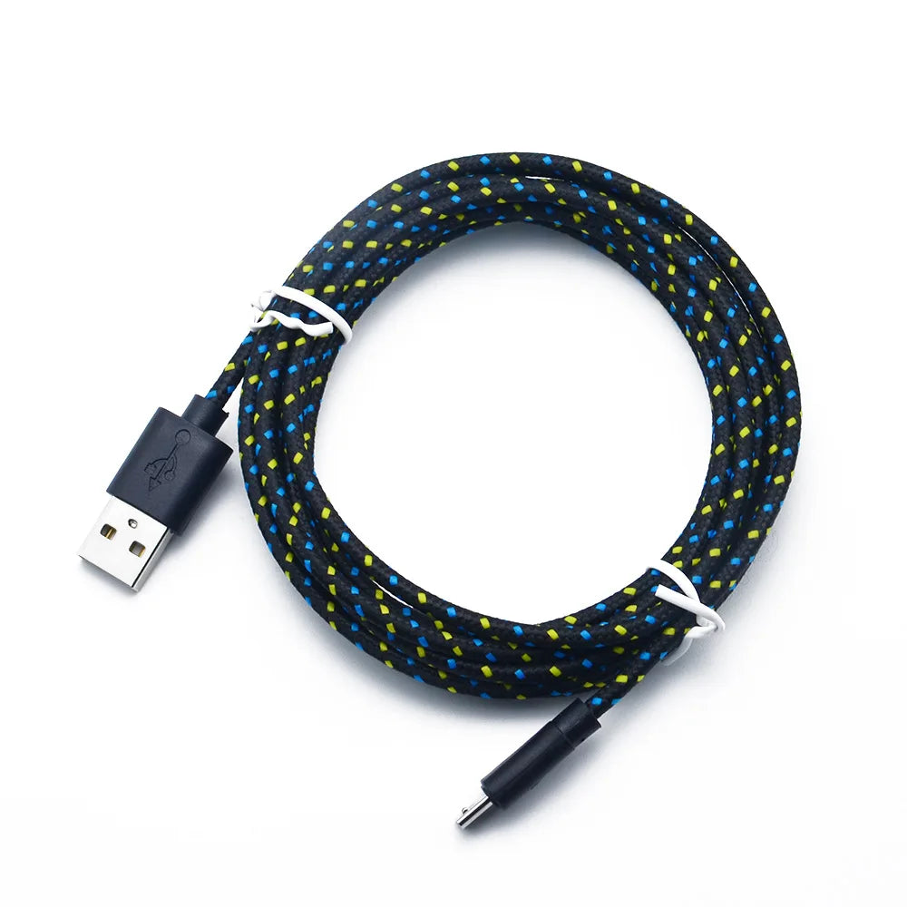 Micro USB Fast Charging Cable | Braided Nylon | 1M, 2M, 3M