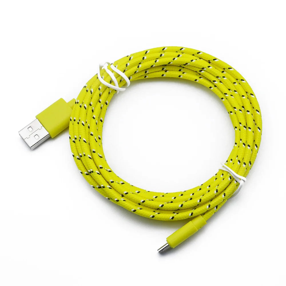 Micro USB Fast Charging Cable | Braided Nylon | 1M, 2M, 3M