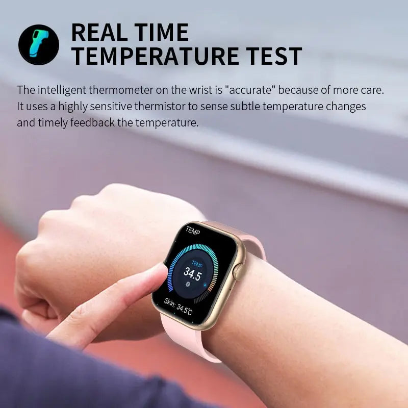 LIGE Women's Smartwatch - 1.85" Full Touch Screen, Bluetooth Calling, Fitness Tracker, Waterproof Design