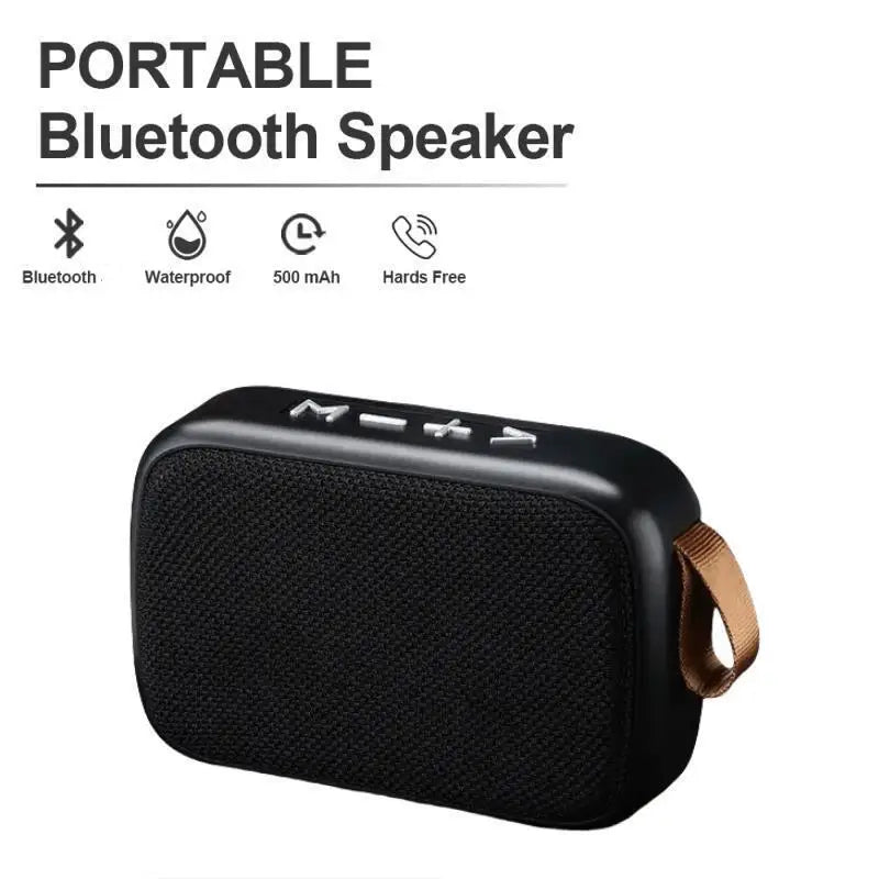 Portable Wireless Bluetooth Speaker – 500mAh Battery, High-Quality Sound, Compact Design for Indoor & Outdoor Use