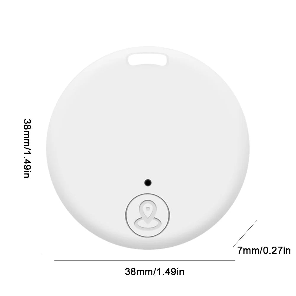 Compact Bluetooth GPS Tracker & Smart Tag – Anti-Lost Device for Keys, Wallets, Bags, and More