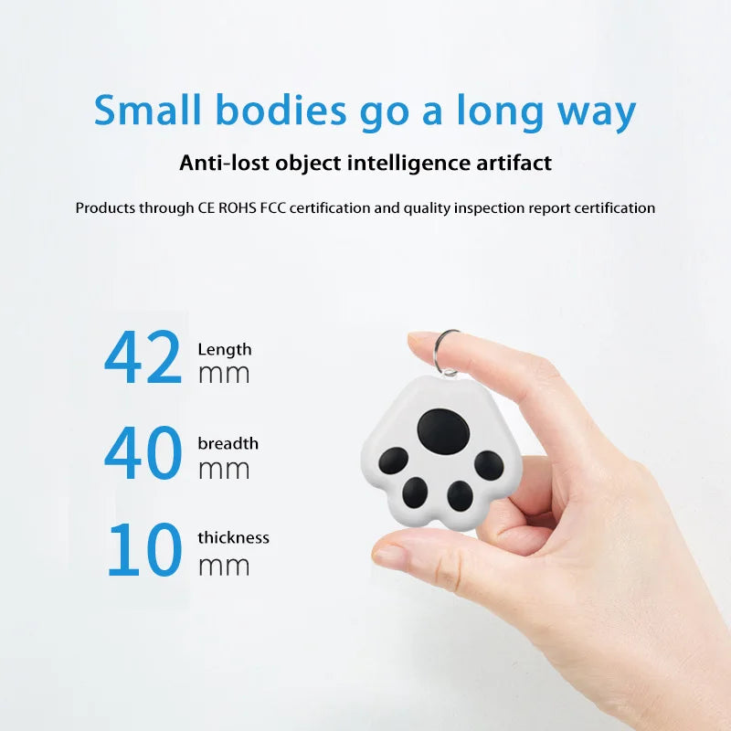 Smart Mini GPS Tracker – Key, Kids, Bag, Pet Locator & Bluetooth Anti-Lost Device for iOS/Android