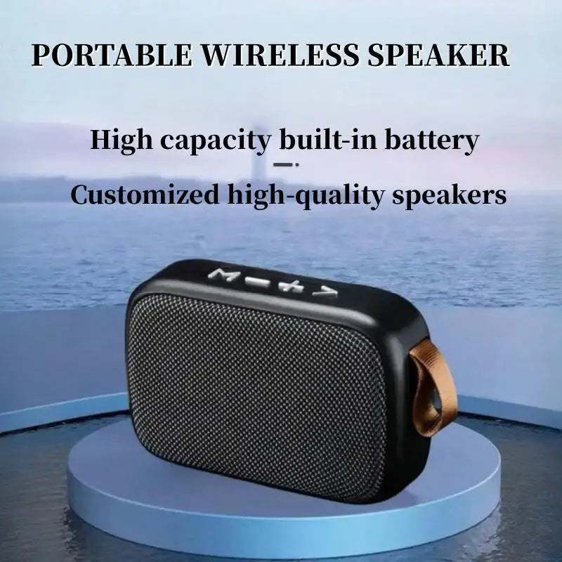 Portable Wireless Bluetooth Speaker – 500mAh Battery, High-Quality Sound, Compact Design for Indoor & Outdoor Use
