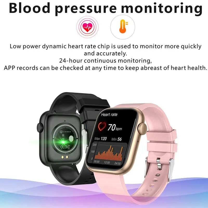 LIGE Women's Smartwatch - 1.85" Full Touch Screen, Bluetooth Calling, Fitness Tracker, Waterproof Design