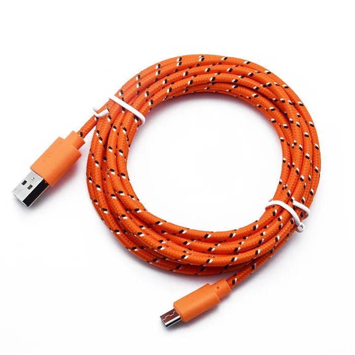 Micro USB Fast Charging Cable | Braided Nylon | 1M, 2M, 3M