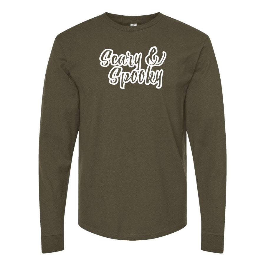 Men's Scary & Spooky Long Sleeve T-Shirt